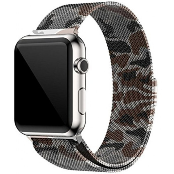 Фото - Ремінець для смарт-годинника XOKO Milanese for Apple Watch  38/40/41мм Khaki Grey (XK-MTL-KHGR)