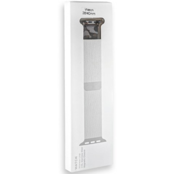 Фото - Ремінець для смарт-годинника XOKO Milanese for Apple Watch  38/40/41мм Khaki Grey (XK-MTL-KHGR)