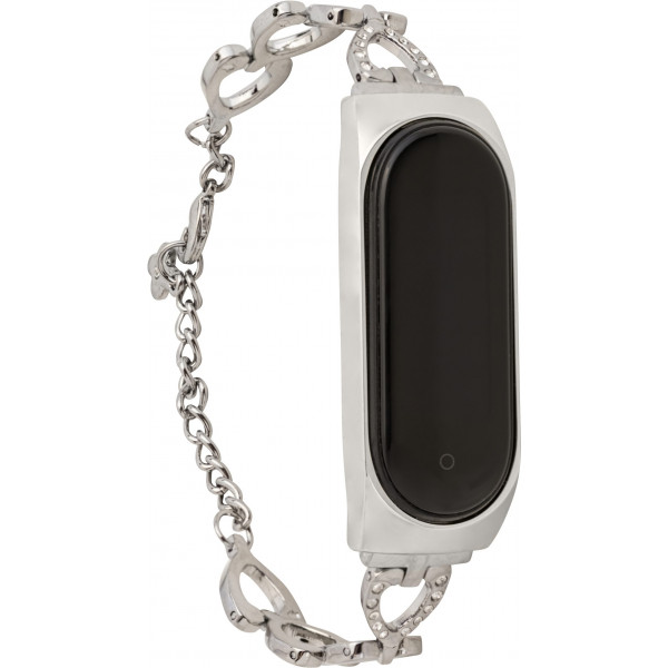 Фото - Ремінець для фітнес-браслету XOKO Metal Premium Band for Xiaomi Mi Band 5/6 Heart Silver (XK-MTL5-HRT-SLV) Фото - Ремінець для фітнес-браслету XOKO Metal Premium Band for Xiaomi Mi Band 5/6 Heart Silver (XK-MTL5-HRT-SLV)