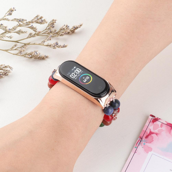 Фото - Ремінець для фітнес-браслету XOKO Metal Premium Band for Xiaomi Mi band 5 Jewerly Gold (XK-MTL5-JWRG)