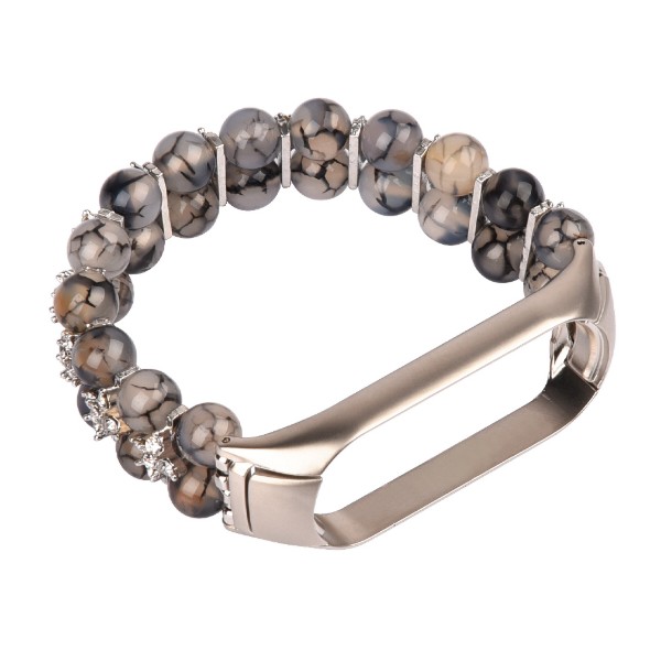 Фото - Ремешок для фитнес-браслета XOKO Metal Premium Band для Xiaomi Mi Band 5/6 Jewerly Grey (XK-MTL5-JWR-GR)