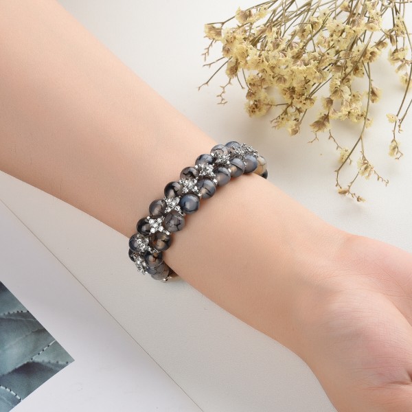 Фото - Ремешок для фитнес-браслета XOKO Metal Premium Band для Xiaomi Mi Band 5/6 Jewerly Grey (XK-MTL5-JWR-GR)