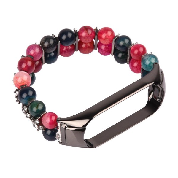 Фото - Ремешок для фитнес-браслета XOKO Metal Premium Band для Xiaomi Mi Band 5/6 Jewerly Red (XK-MTL5-JWR-RD)