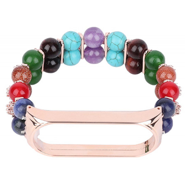 Фото - Ремінець для фітнес-браслету XOKO Metal Premium Band for Xiaomi Mi band 5 Jewerly Gold (XK-MTL5-JWRG)