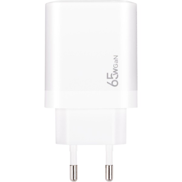 Фото - Сетевое зарядное устройство XOKO QC-620 GaN 65 Вт USB-C +USB-A White (XK-QC-620)