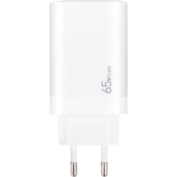 Фото - Сетевое зарядное устройство XOKO QC-630 GaN 65 Вт 2×USB-C +USB-A White (XK-QC-630)