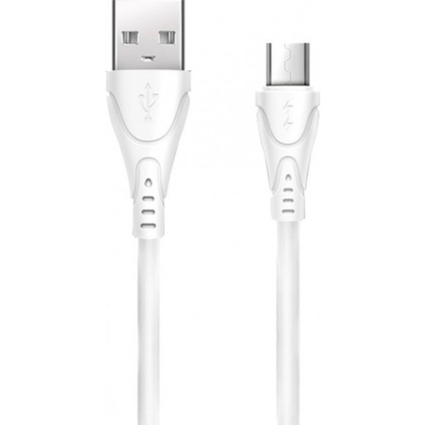 Фото - Кабель синхронізації даних XOKO SC-112m White Micro USB 1 м (XK-SC-112m-WH)