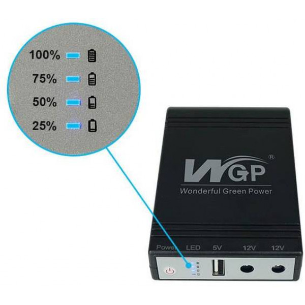 Фото - Уцінка - Джерело безперебійного живлення XOKO WGP 8800mAh 5-12V Black (XK-WGP-8800)