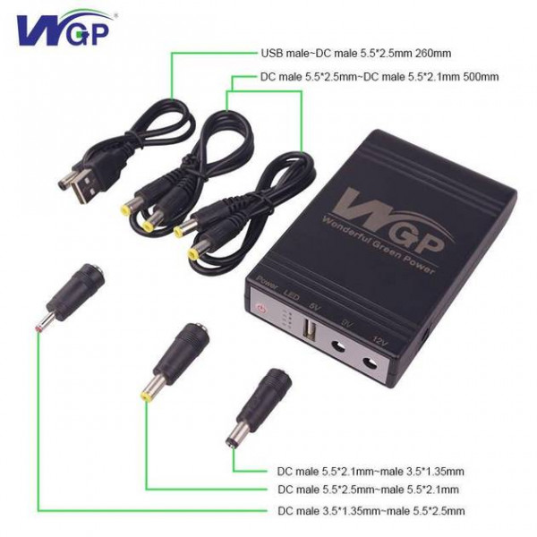 Фото - Уцінка - Джерело безперебійного живлення XOKO WGP 8800mAh 5-12V Black (XK-WGP-8800)