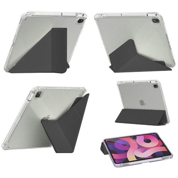 Фото - Чехол для планшета BeCover Ultra Slim Origami Transparent for Apple iPad Air (4/5) 2020/2022 10.9"" Black (711102)"