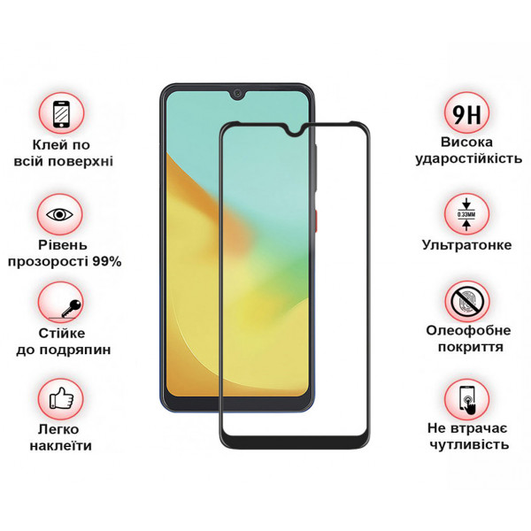 Фото - Захисне скло для смартфону BeCover ZTE Blade V50 Design Black (710630)
