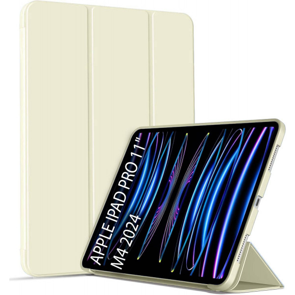 Фото - Чохол для планшету BeCover Tri Fold Soft TPU Silicone for Apple iPad Pro 11'' M4 2024 Beige (711745)