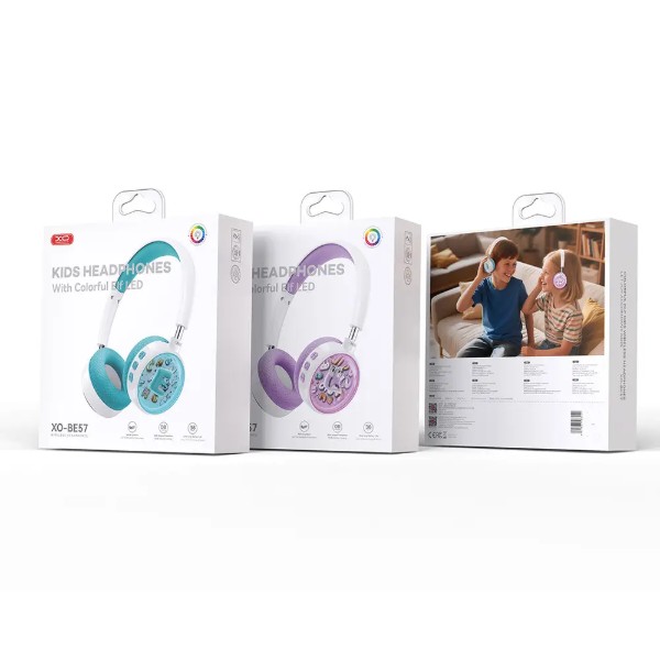 Фото - Навушники накладні бездротові XO BE57.blue