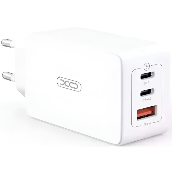 Фото - Мережевий зарядний пристрій XO CE13 65W GaN fast charging (XO-CE13)