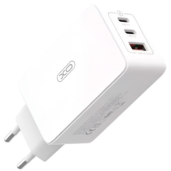Фото - Мережевий зарядний пристрій XO CE13 65W GaN fast charging (XO-CE13) Фото - Мережевий зарядний пристрій XO CE13 65W GaN fast charging (XO-CE13)