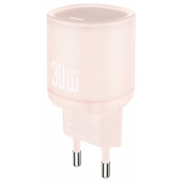 Фото - Мережевий зарядний пристрій XO L150 30W Single USB-C Fast Charger pink (XO-L150-Pink)