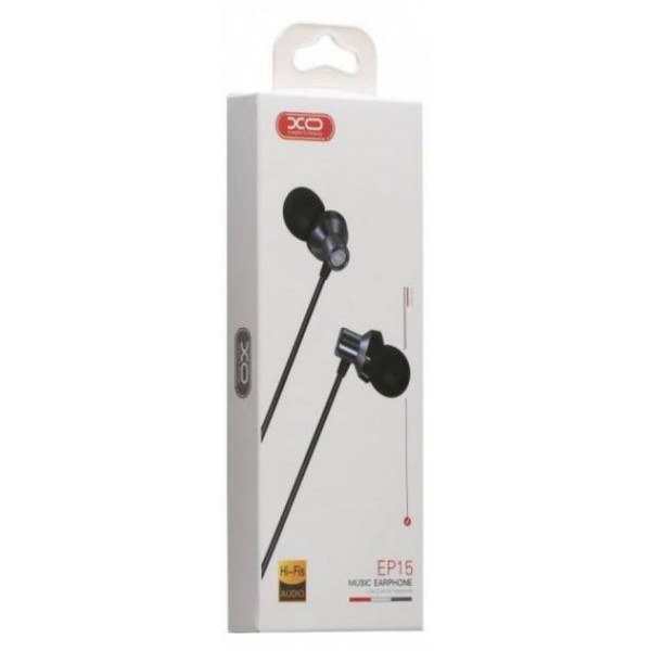 Фото - Наушники вкладыши проводные XO EP15 Tarnish Grey (XO-EP15-GR)