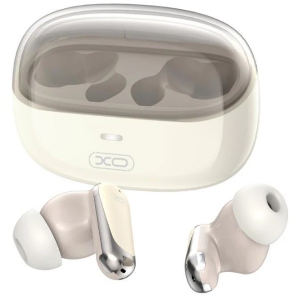 Фото - Навушники вкладиші бездротові TWS XO G42 Golden Bud Exquisite Dual-Mic ANC+ENC (XO-G42-BG)