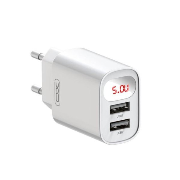 Фото - Сетевое зарядное устройство XO L95 2USB/2.4A + USB-Lightning (XO-L95-L)