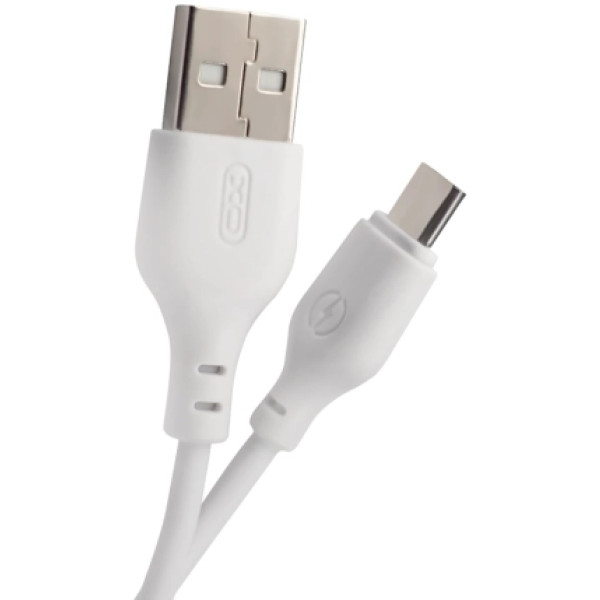 Фото - Кабель синхронізації даних XO NB103 2.1 А Micro 1m White (XO-NB-103-MC-1-WH)
