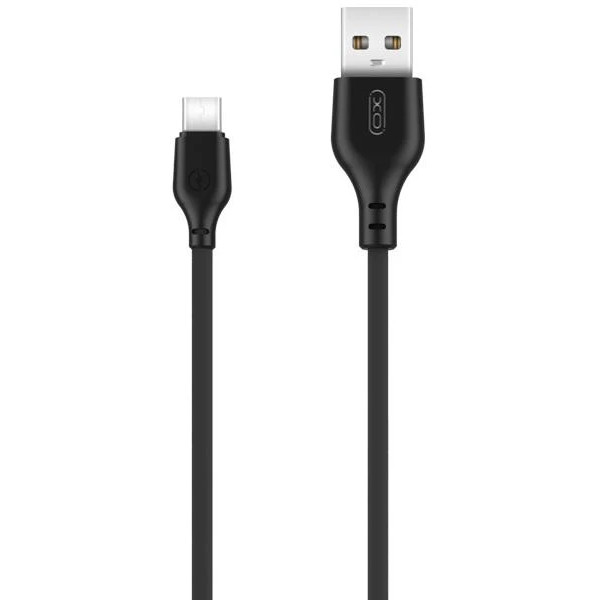 Фото - Кабель синхронізації даних XO NB103 2.1 А Type-C Black 1m (XO-NB-103-TC-1-BK)