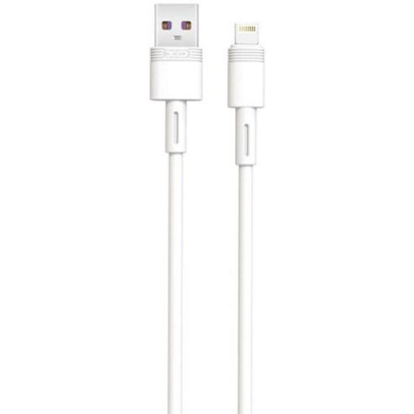 Фото - Кабель синхронізації даних XO NBQ166 Lightning 5A/1m White (XO-NBQ166-L-1-WH)