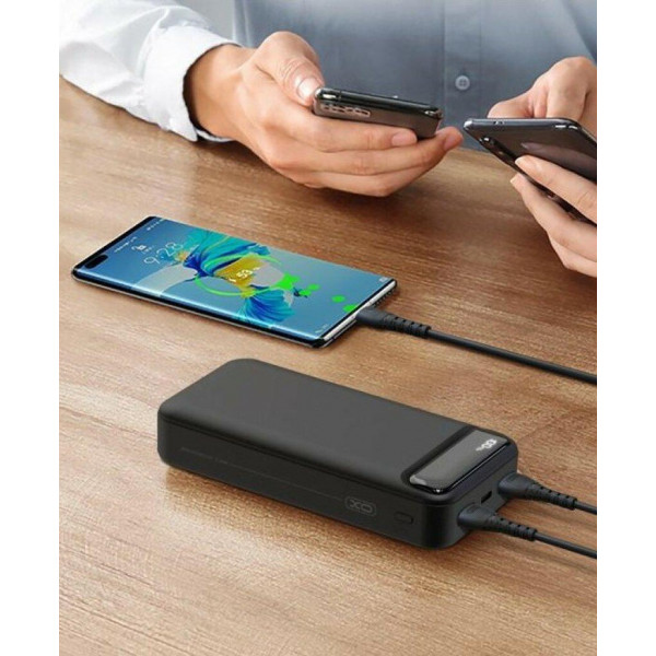 Фото - Батарея мобильная XO PR136 20000 mAh Black (XO-PR136BK)