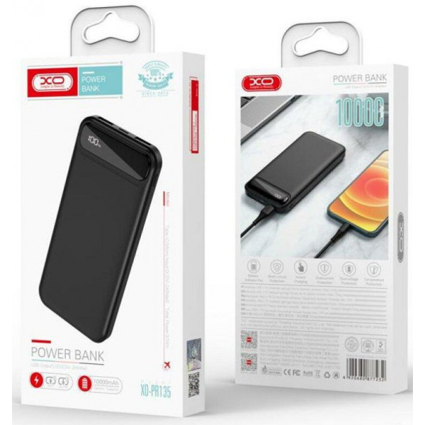 Фото - Батарея мобильная XO PR136 20000 mAh Black (XO-PR136BK)