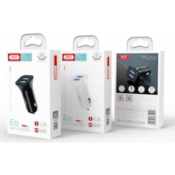 Фото - Автомобильное зарядное устройство XO CC31 2.4A/2 USB  Black (XO-СC31-BK)