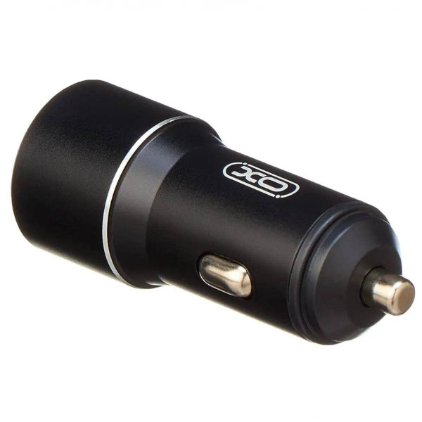 Фото - Автомобільний зарядний пристрій XO TZ09 2.4A/2 USB + кабель microUSB Black (XO-TZ09M-BK)