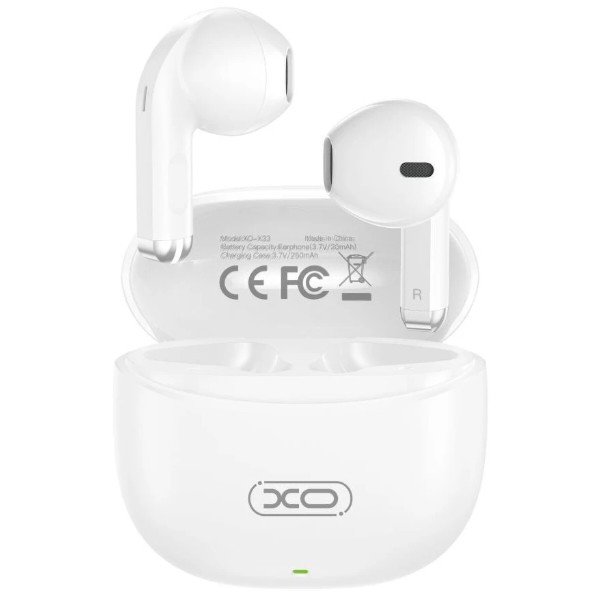 Фото - Навушники вкладиші бездротові TWS XO X33 Yu Jing Bluetooth V5.3 (XO-X33-WH)