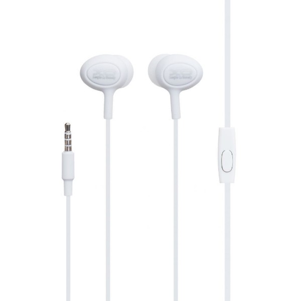 Фото - Наушники вкладыши проводные XO S6 with mic White