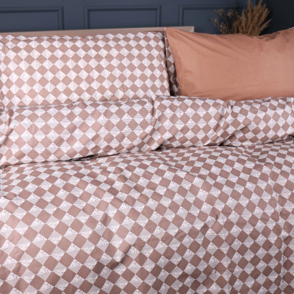 Фото - Комплект постільної білизни MirSon 175х210 см Ranforce Elite 17-0759 Cocoa Bliss (2200010936353)