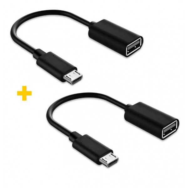 Фото - Переходник XOKO AC-130 USB - MicroUSB Black 2 шт. (XK-AC130-BK2)