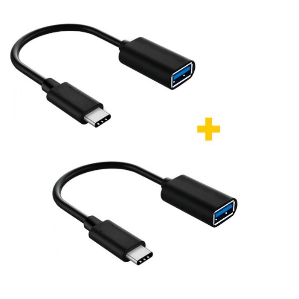 Фото - Переходник XOKO AC-230 Type-C - USB Black 2 шт. (XK-AC230-BK2)