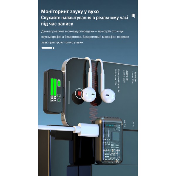 Фото - Микрофон для смартфона XOKO Lightning-Type-C 2 шт. (XK-K100U)