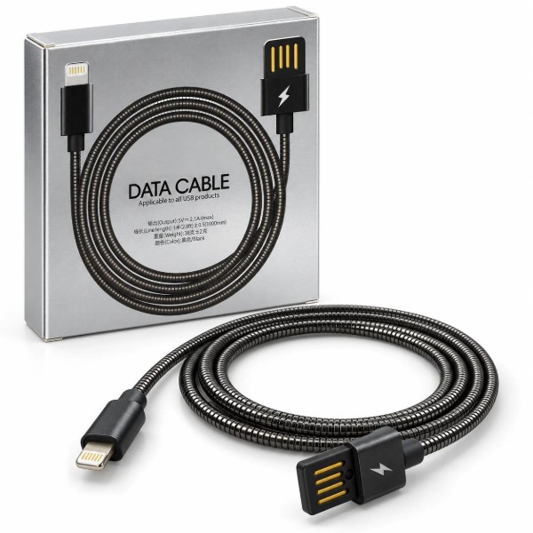 Фото - Кабель XOKO CTL-001 2.4А USB-Lightning 1 м Черный (XK-CTL-001-BK)