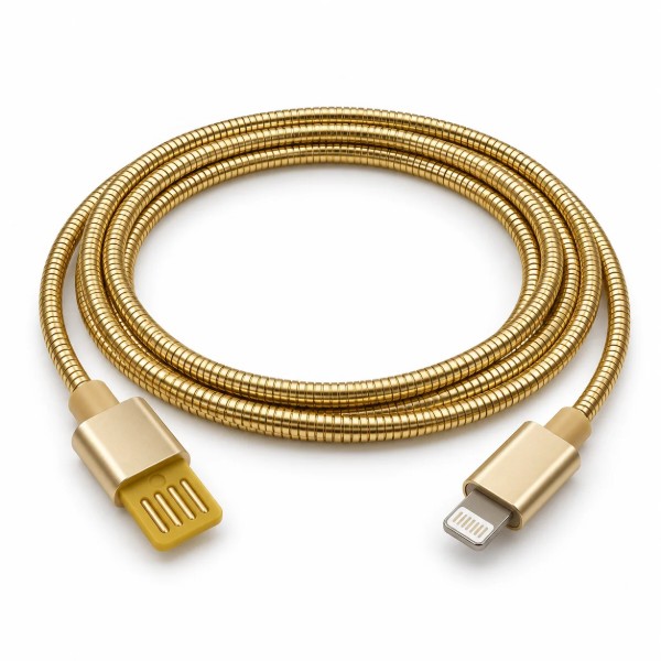 Фото - Кабель XOKO CTL-001 2.4А USB-Lightning 1 м Золотой (XK-CTL-001-GD)