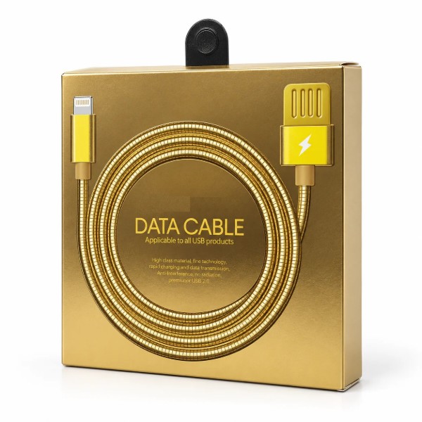 Фото - Кабель XOKO CTL-001 2.4А USB-Lightning 1 м Золотой (XK-CTL-001-GD)
