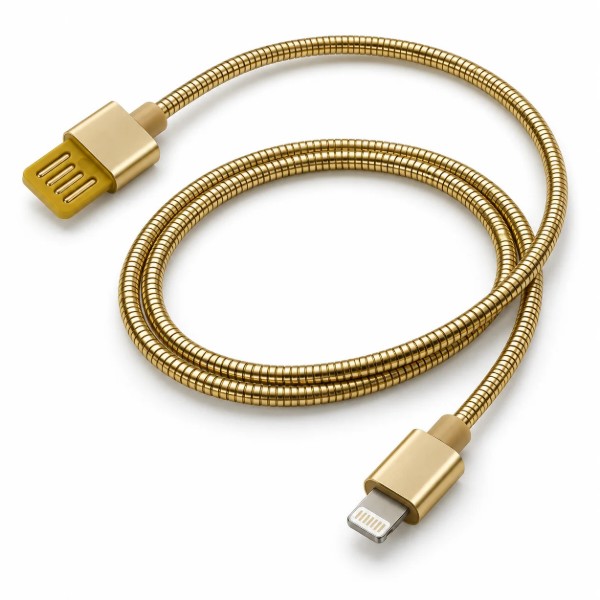 Фото - Кабель XOKO CTL-001 2.4А USB-Lightning 1 м Золотой (XK-CTL-001-GD)