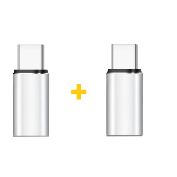 Фото - Переходник XOKO AC-025 Lightning USB - Type-C Silver 2 шт. (XK-AC025-SL2)