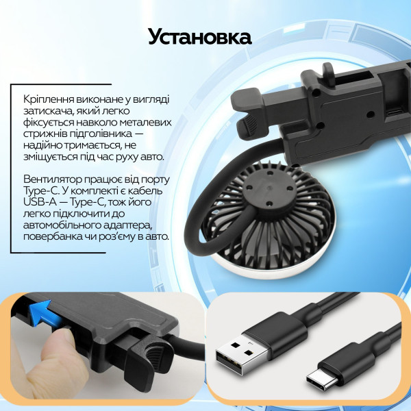 Фото - Вентилятор портативний XOKO F310 (XK-F310)