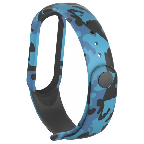 Фото - Ремінець для фітнес-браслету XOKO Xiaomi Mi Smart Band 5 Khaki Blue (XK-SL5-KBL)