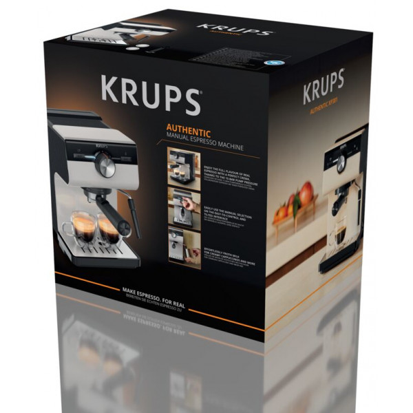 Фото - Кавоварка ріжкова Krups XP381B10 OPIO GREY