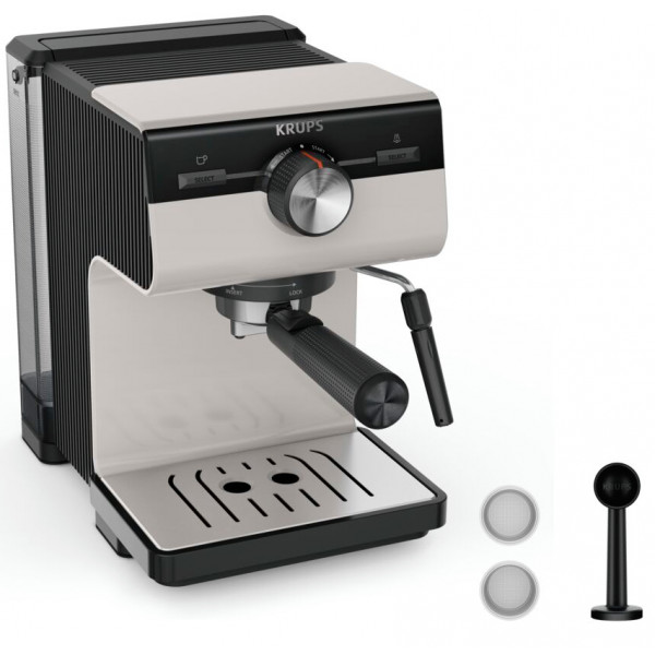 Фото - Кавоварка ріжкова Krups XP381B10 OPIO GREY