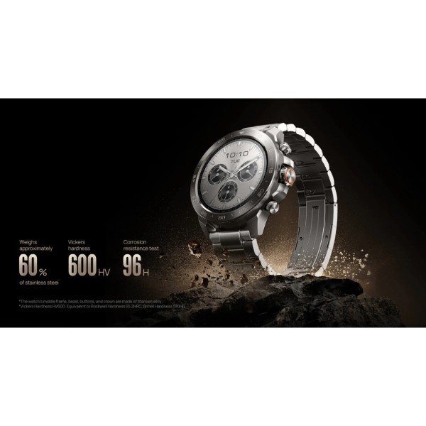 Фото - Смарт-годинник Mibro GS Explorer S Solid Titanium (XPAW023FT)