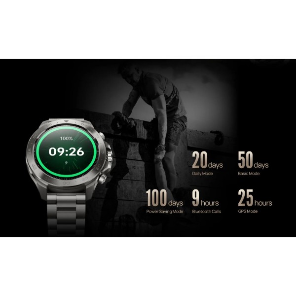 Фото - Смарт-годинник Mibro GS Explorer S Solid Titanium (XPAW023FT)
