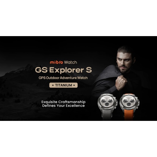 Фото - Смарт-часы Mibro GS Explorer S Titanium (XPAW023TS)