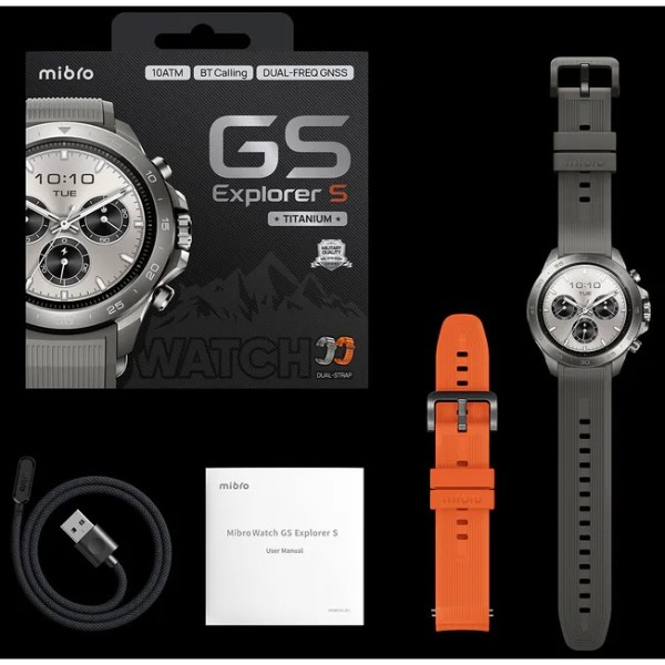 Фото - Смарт-часы Mibro GS Explorer S Titanium (XPAW023TS)