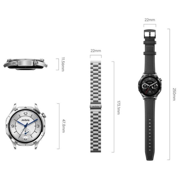 Фото - Смарт-часы Mibro GT Silver (XPAW026S)
